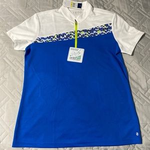 IZOD Golf short sleeve half zip
